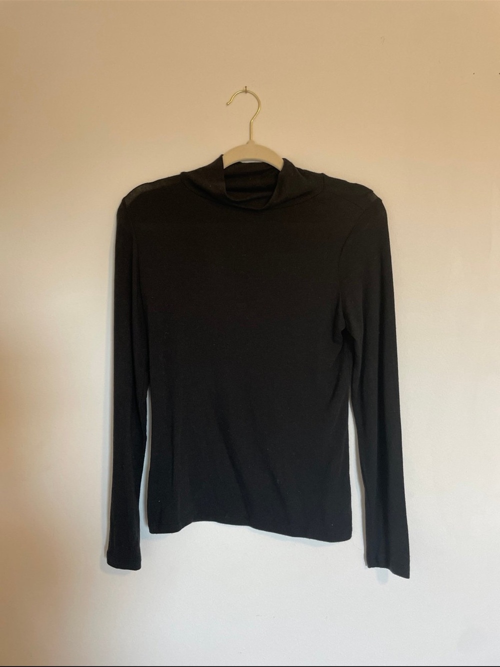 a new day Black Turtleneck Top